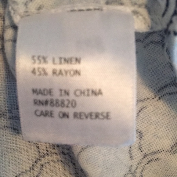 Blue Linen Tunic - Picture 4 of 9